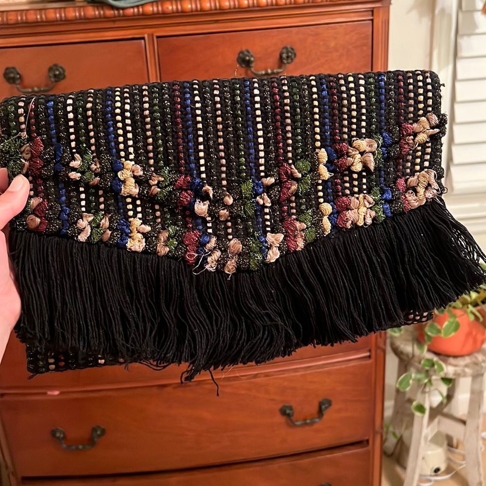 Stella & Dot Woven Clutch